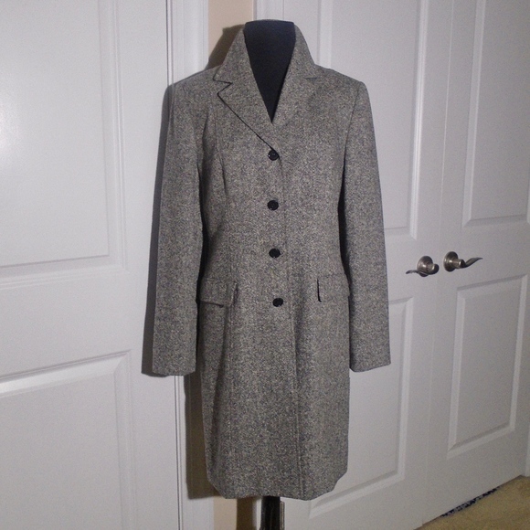 LOFT Jackets & Blazers - LOFT Wool/Silk Blend Tweed Dress/Top Coat NEW!